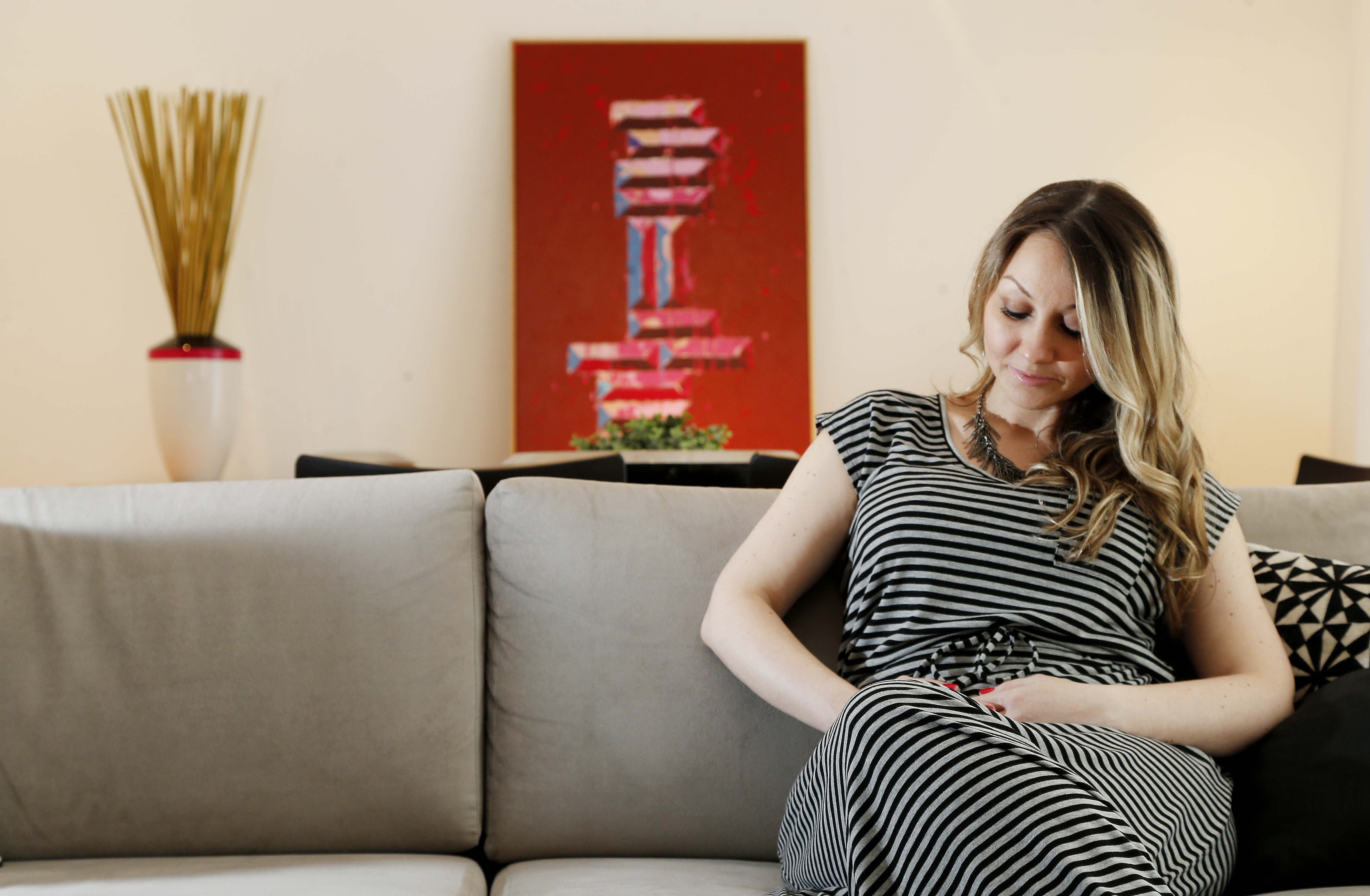 Grávida do primeiro filho, Nicole mudou os planos para o verão. | Hugo Harada/Gazeta do Povo