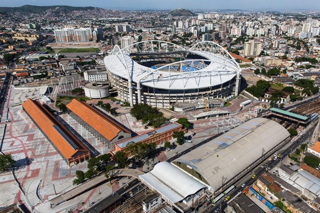 Estádio Olímpico no Engenho de Dentro. | Divulgação/Prefeitura do Rio