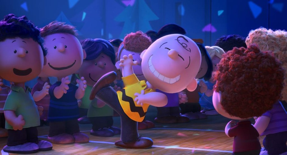 Cena de “Peanuts”: animação tridimensional não tem o encanto do traço de Schulz. | Divulgação