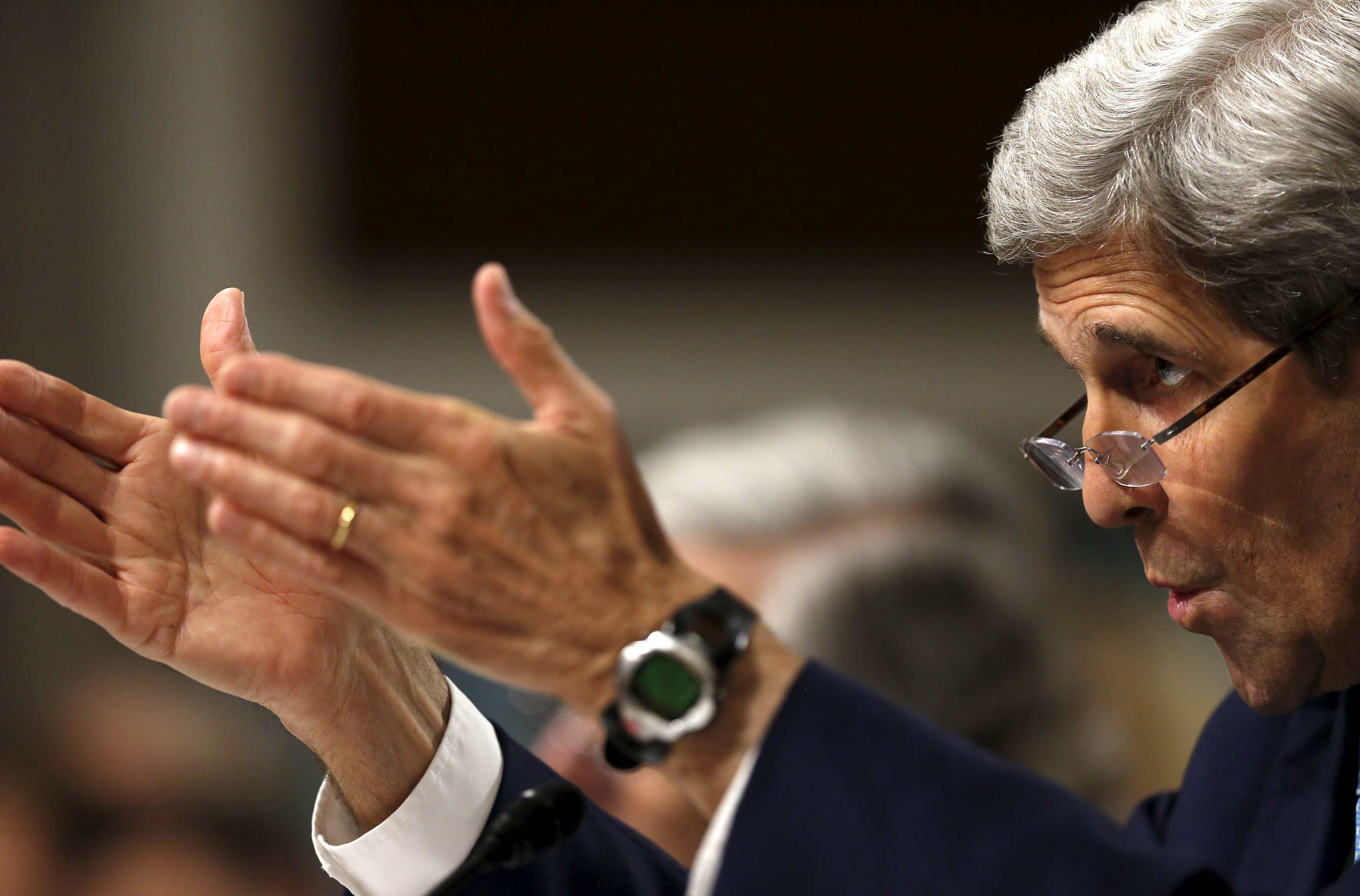 O secretário de Estado norte-americano, John Kerry (foto), telefonou para o chanceler iraniano, Mohammad Javad Zarif, para acelerar a solução | GARY CAMERON/REUTERS