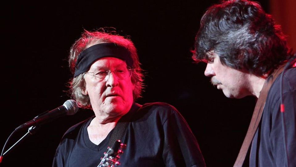 Paul Kantner (à esq.) tinha 74 anos | Mario Tama/AFP
