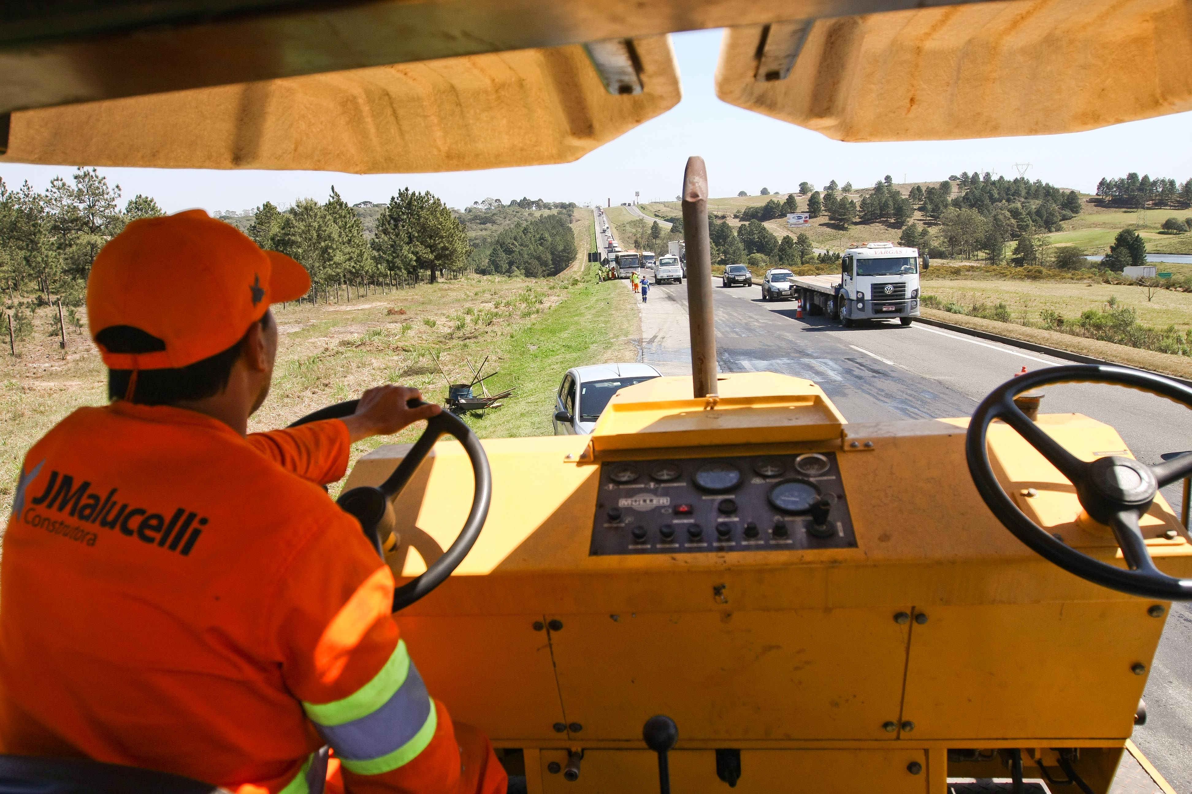 O trânsito na região pode apresentar lentidão. | Divulgação/CCR Rodonorte