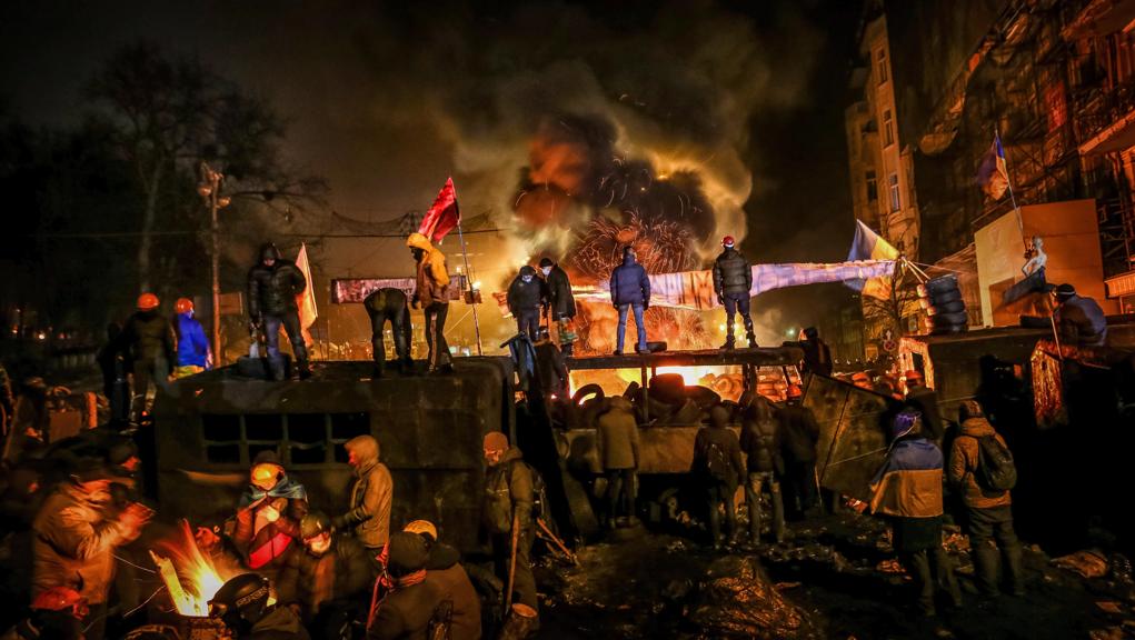“Winter on Fire” retrata os conflitos na Ucrânia entre 2013 e 2014. | Arturas Morozovas/Divulgação