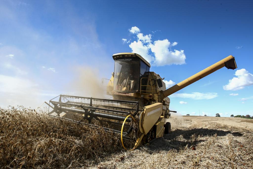 Máquinas no campo ainda são exceção. Clima é vilão para a soja em 2015/16. | Andre Rodrigues/Gazeta do Povo