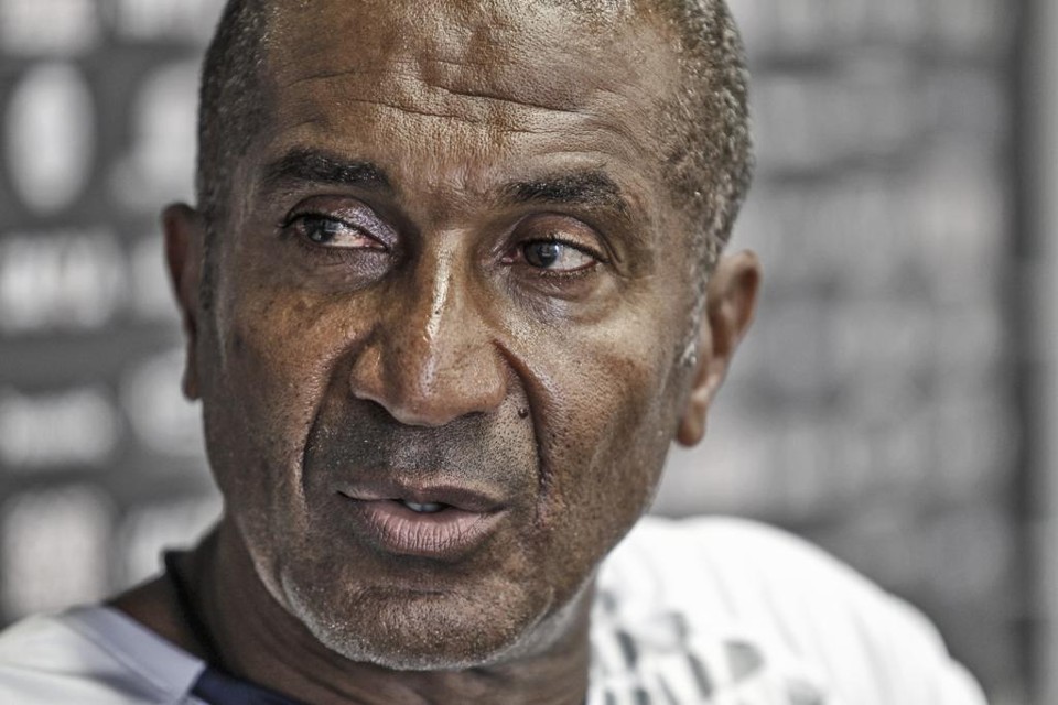 Cristóvão Borges comemora manutenção da base de 2015 do Atlético. | Jonathan Campos/Gazeta do Povo