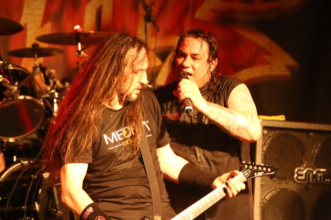 Steve Zetro Souza e Altus Lee mostrando entrosamento. | Clóvis Roman/Divulgação