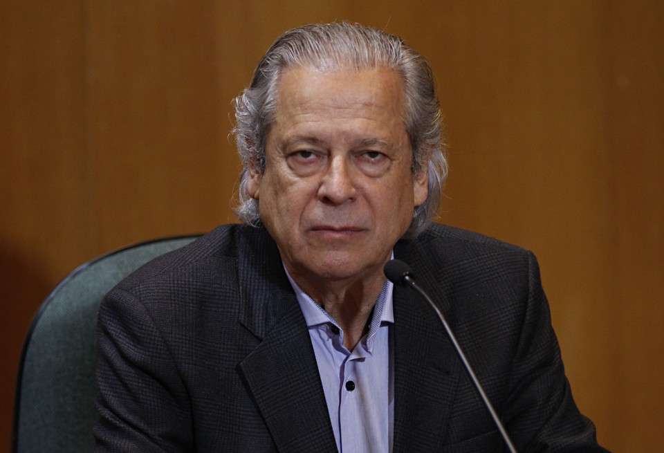 José Dirceu teve processo analisado pela justiça, mas o presidente do STJ decidiu manter a prisão preventiva dele. | Aniele Nascimento/Gazeta do Povo