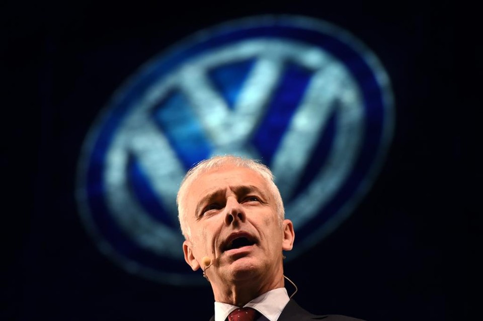 Diretor executivo da Volkswagen, Matthias Mueller | Jewel Samad/AFP