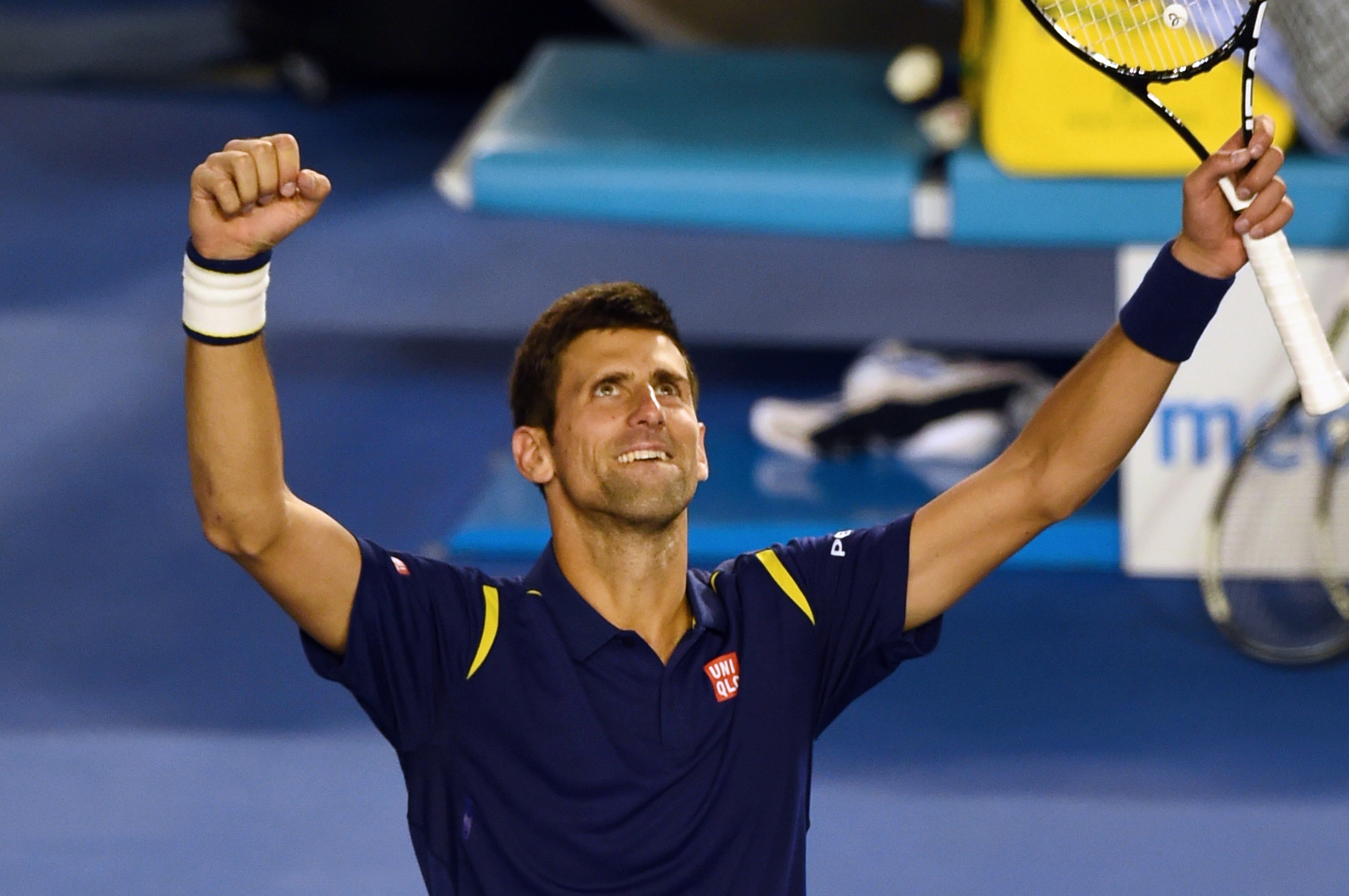 Sérvio Novak Djokovic conquista o Aberto da Austrália pela sexta vez na carreira: surra em Andy Murray. | Greg Wood/AFP