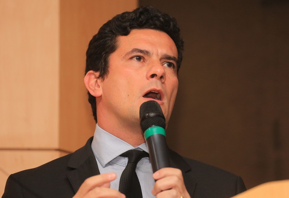 O juiz Sérgio Moro conduz o julgamento dos casos de corrupção na Petrobras na 13ª Vara da Justiça Federal de Curitiba | Pedro Serapio/Gazeta do Povo