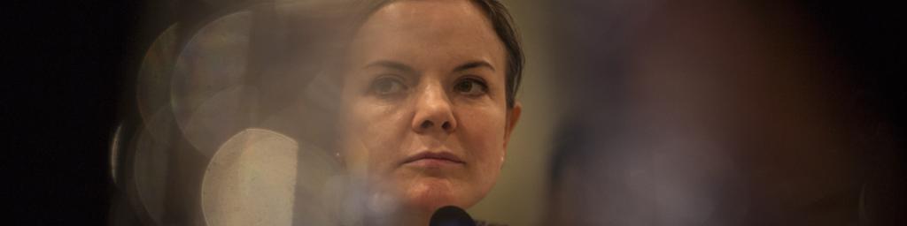 O nome da senadora Gleisi Hoffmann aparece nas gravações envolvendo o empresário Léo Pinheiro. | Marcelo Andrade/Gazeta do Povo