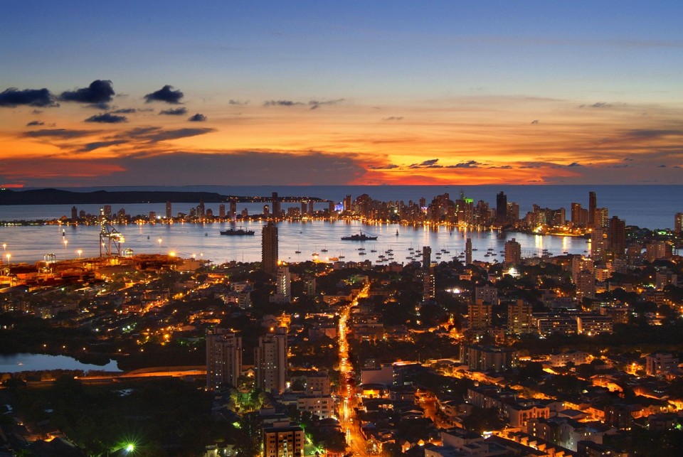 Cartagena é uma das mais belas vistas da Colômbia, país mais feliz do mundo, de acordo com o Instituto Gallup | /Wikimedia