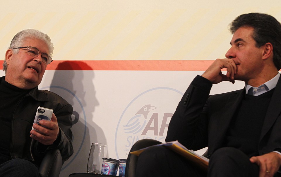 Requião e Richa: empréstimo internacional separou ainda mais os adversários políticos. | Jonathan Campos/Gazetas do Povo