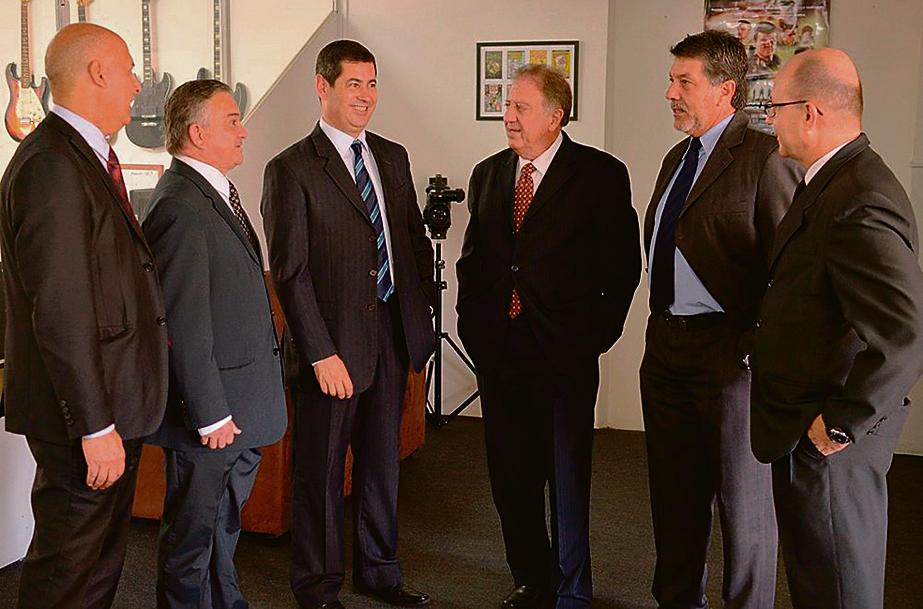 Esse é o grupo de militares que se prepara para a missão de enfrentar a chapa de situação da Associação da Vila Militar nas próximas eleições (nota abaixo). | Divulgação