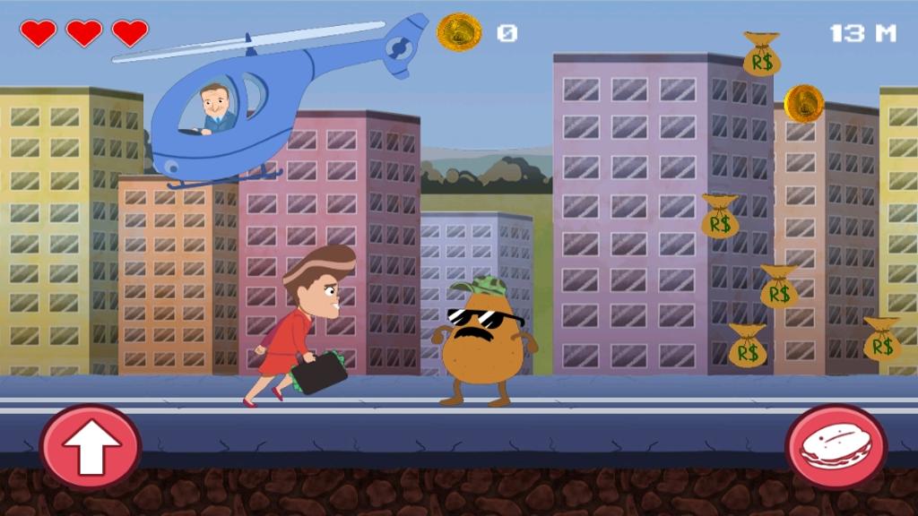 Personagem Vilma em ação: mortadelas contras os “coxinhas”. | Divulgação