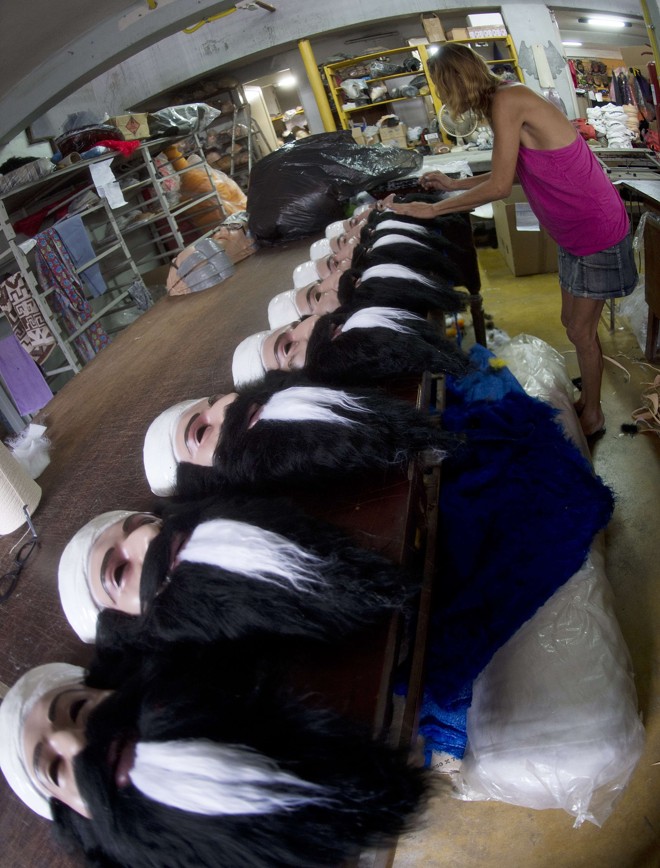 Vários Osamas Bin Laden. | VANDERLEI ALMEIDA/AFP