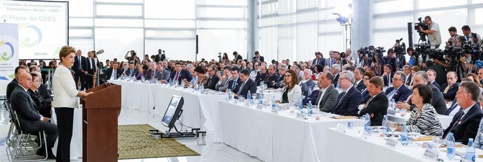 Encontro do Conselhão, na quinta-feira (28): pacote de estímulo ao crédito monopolizou evento, que não contou com anúncio de reformas mais profundas. | Roberto Stuckert Filho/PR