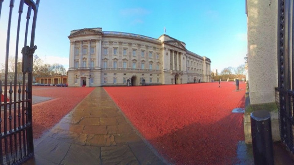 Palácio de Buckingham, em Londres, abriu as portas para o Google. | AFP