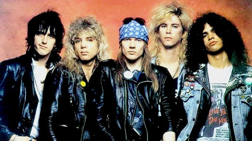 Guns N’ Roses na formação original | Creative Commons/