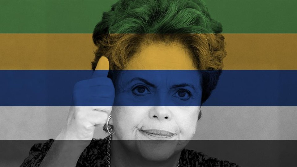 Presidente Dilma Rousseff no alvo do processo de impeachment. | Evaristo Sá/AFP