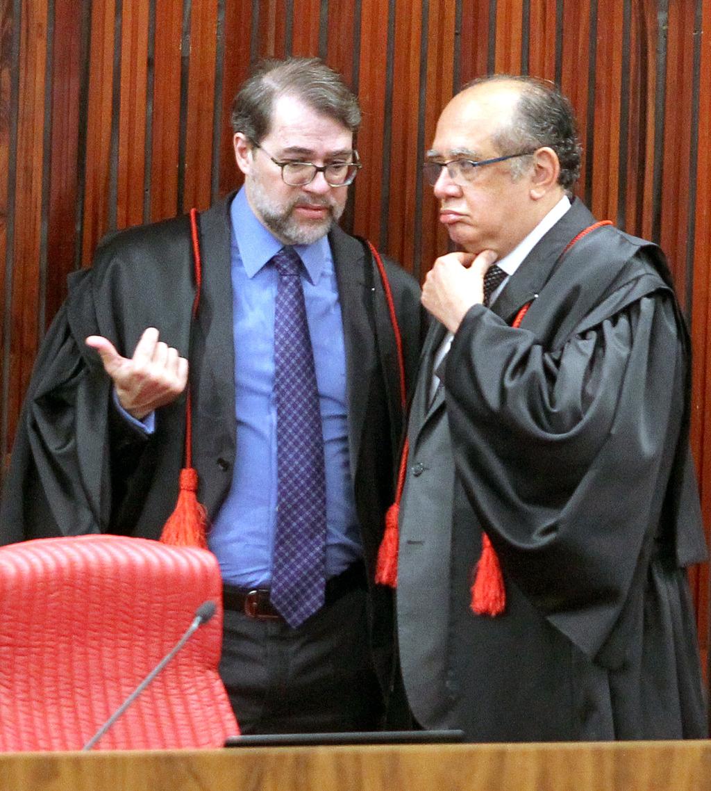 Toffoli e Mendes, que é crítico do governo federal. | Roberto Jayme/ASICS/TSE/ASICS/TSE