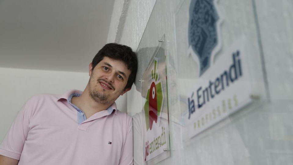 Wagner Bonfiglio Mariotto, cofundador da Já Entendi:startup passou pela 500 Startups, uma das aceleradoras mais conceituadas do Vale | Henry Milleo/Gazeta do Povo