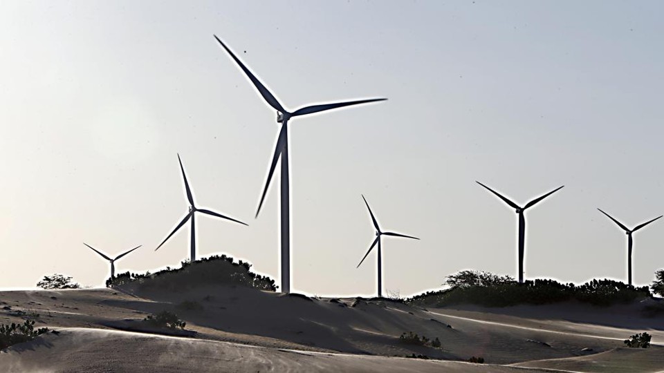 Ações da Copel caem quase 50% em três meses Parque eólico da Copel no Rio Grande do Norte: empresa aumentou investimentos e viu sua dívida crescer nos últimos anos. | Albari Rosa/Gazeta do Povo