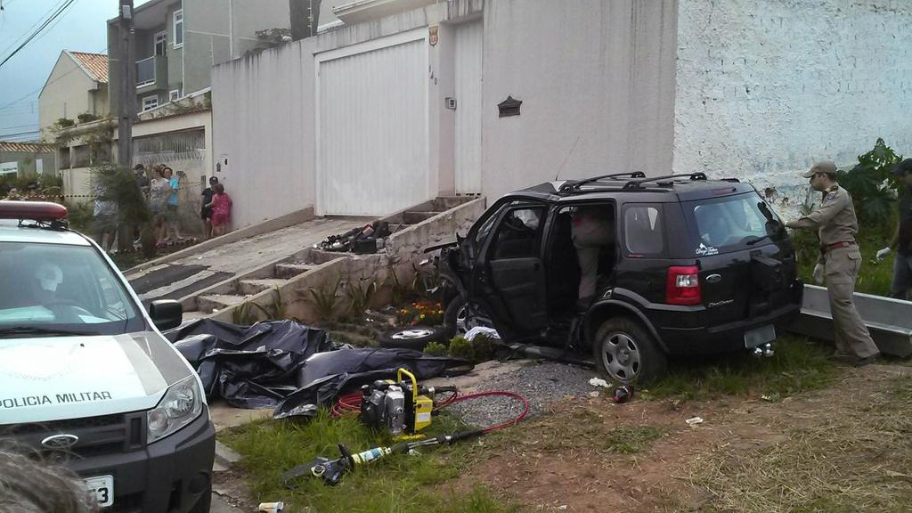Acidente ocorreu no bairro Boa Vista. | Gerson Klaina