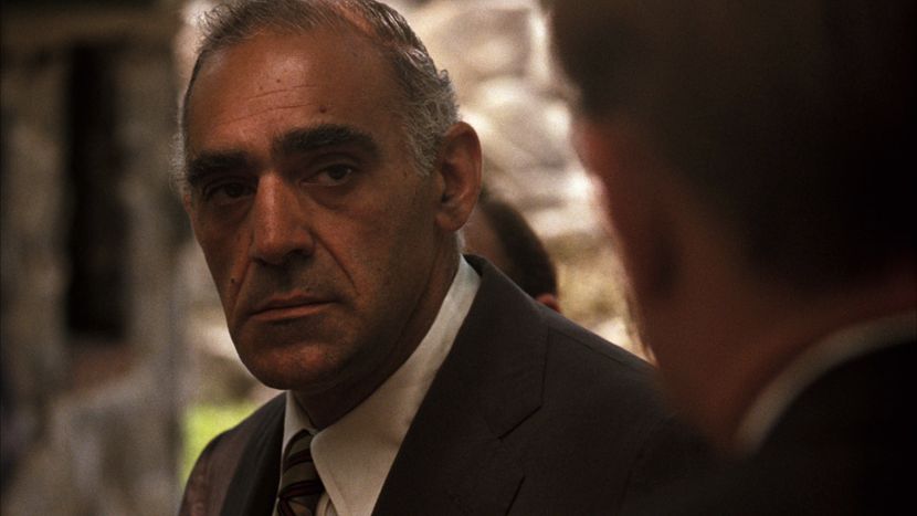 Abe Vigoda como Salvatore Tessio, personagem de “O Poderoso Chefão” | Divulgação/