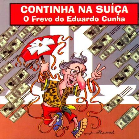 Capa do CD com a música tema de Eduardo Cunha para o carnaval de 2016. | Divulgação