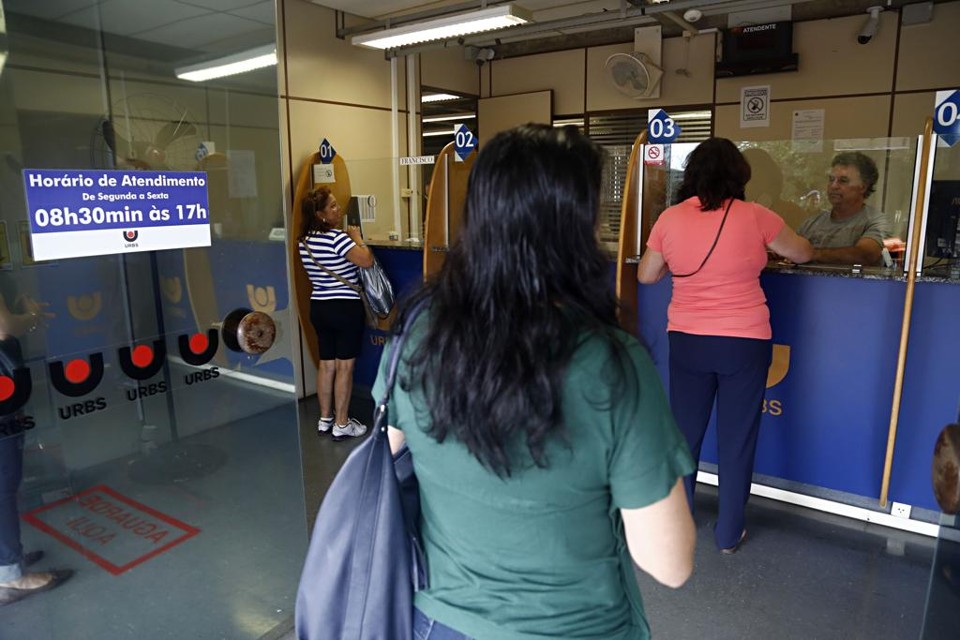 Urbs abriu em caráter excepcional neste sábado (30): atendimento rápido. | Felipe Rosa/Gazeta do Povo