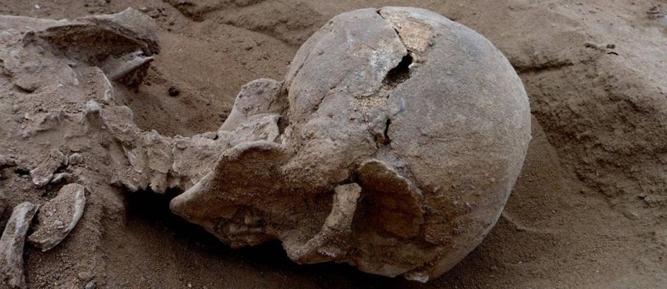 Massacre mais antigo da história ocorreu há 10 mil anos Crânio encontrado no sítio arqueológico de Nataruk revela morte violenta de família | Divulgação/Projeto IN-AFRICA