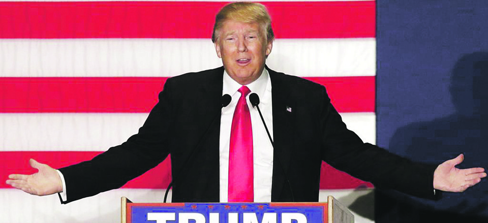 Trump é fã declarado da música de Adele. | Joshua LOTT/AFP