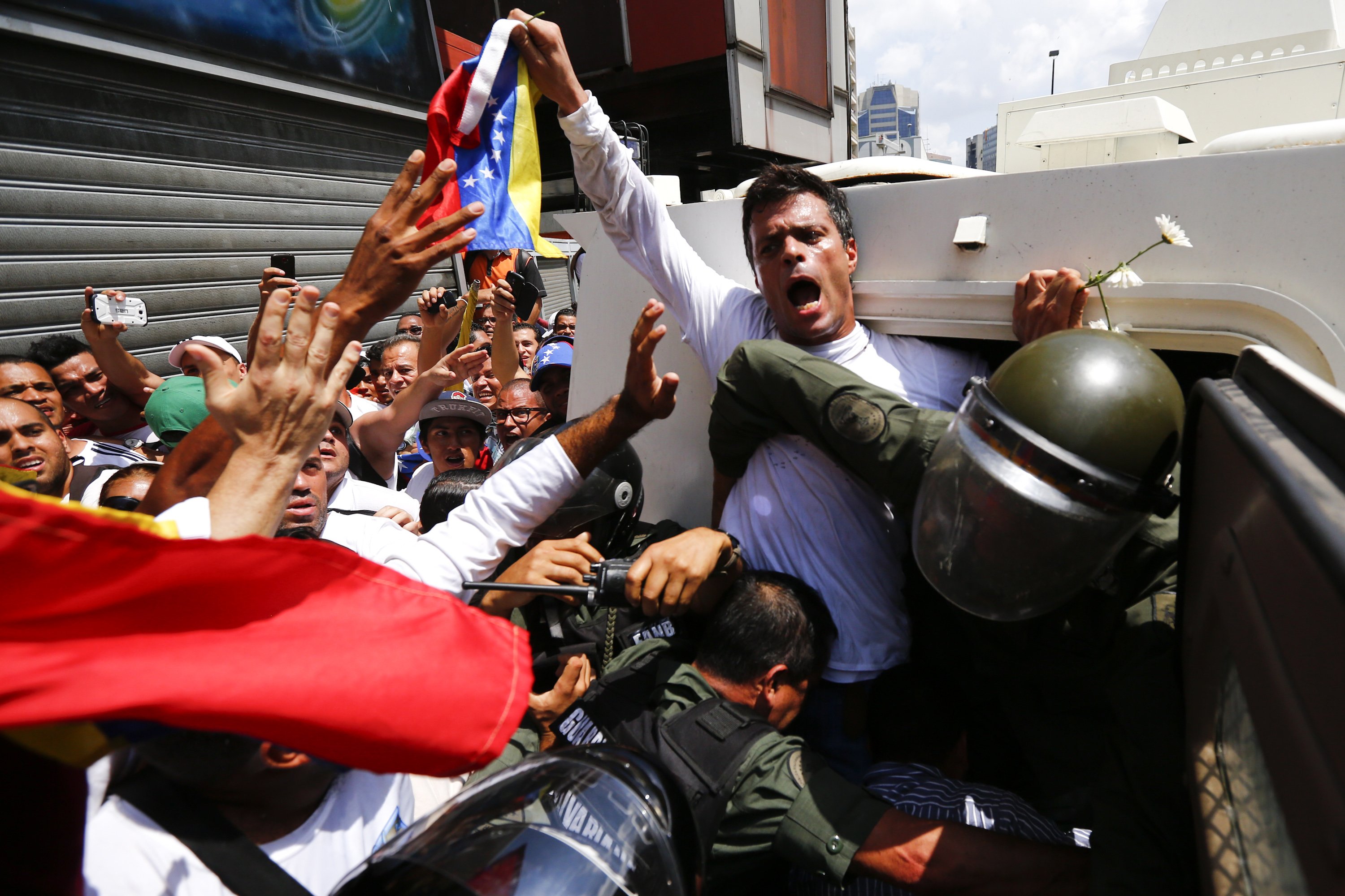 Imagem da prisão de Leopoldo López, em 18 de fevereiro de 2014 | JS/gk/JORGE SILVA