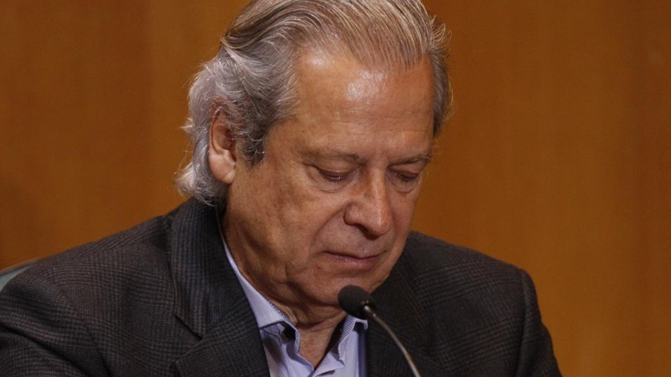 Ex-ministro José Dirceu criticou a prisão, já que tem colaborado com a Justiça. | Aniele Nascimento/Gazeta do Povo
