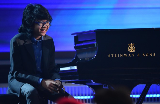 Joey Alexander, pianista de 12 anos. | Robyn Beck/AFP