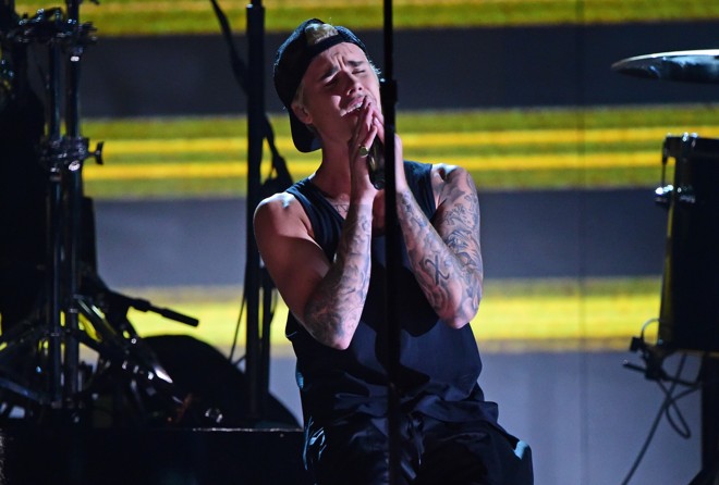 Justin Bieber. | Robyn Beck/AFP