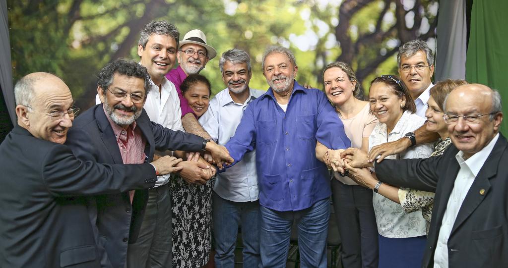Ex-presidente Lula se reuniu com senadores do PT. | Ricardo Stuckert/Instituto Lulça