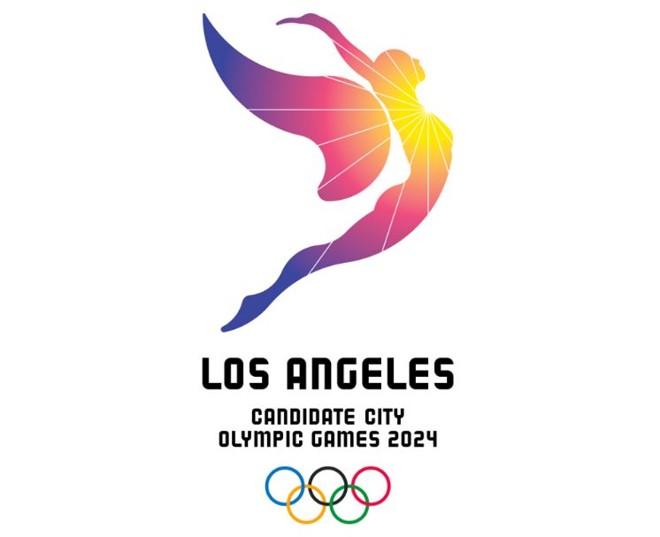 Logo da candidatura de Los Angeles para receber a Olimpíada pela terceira vez. | /
