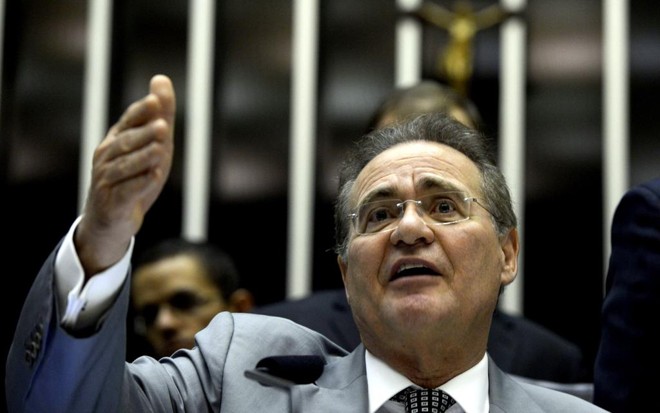 Renan Calheiros, presidente do Senado. | Valter Campanato/Agência Brasil/Fotos Públicas
