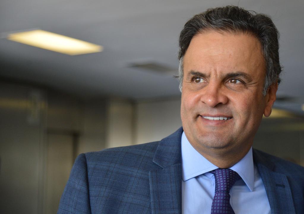 Senador Aécio Neves criticou discurso da presidente Dilma Rousseff no Congresso Nacional | José Cruz/ Agência Brasil/Fotos Públicas