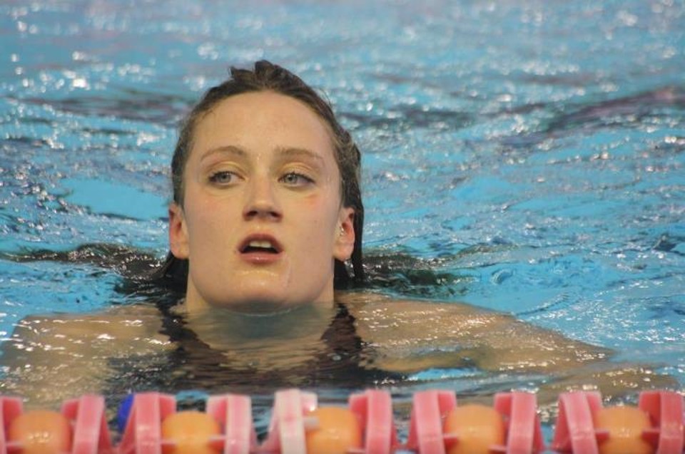 Detentora de duas pratas nos últimos Jogos, Mireia Belmonte diz que só virá para a Rio-2016 se tiver segurança. | Comitê Olímpico Espanhol/