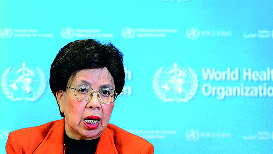 Margaret Chan, diretora da OMS, declarou ontem que faltariam evidências para um alerta centrado apenas no zika. | Fabrice Cofrini/AFP