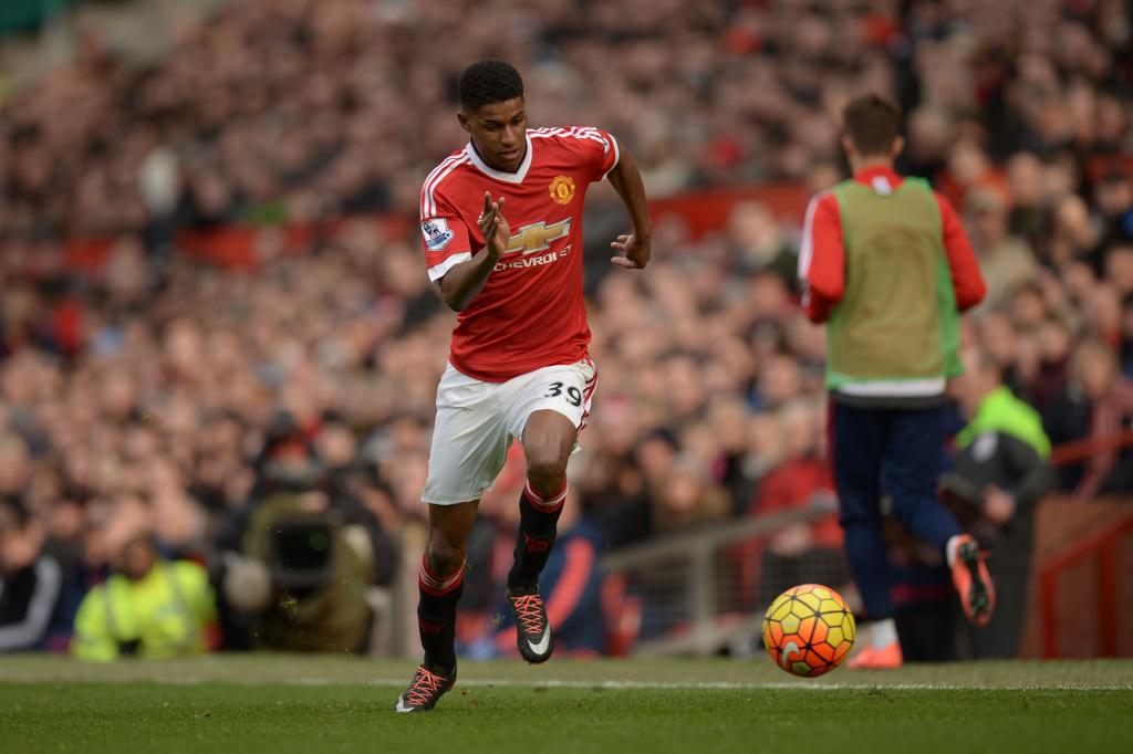 Marcus Rashford , do Manchester United, é revelação da base | OLI SCARFF/AFP