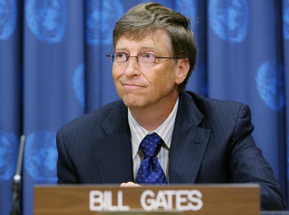 Ranking é liderado pelo fundador da Microsoft, Bill Gates | Rick Gershonljm/AFP
