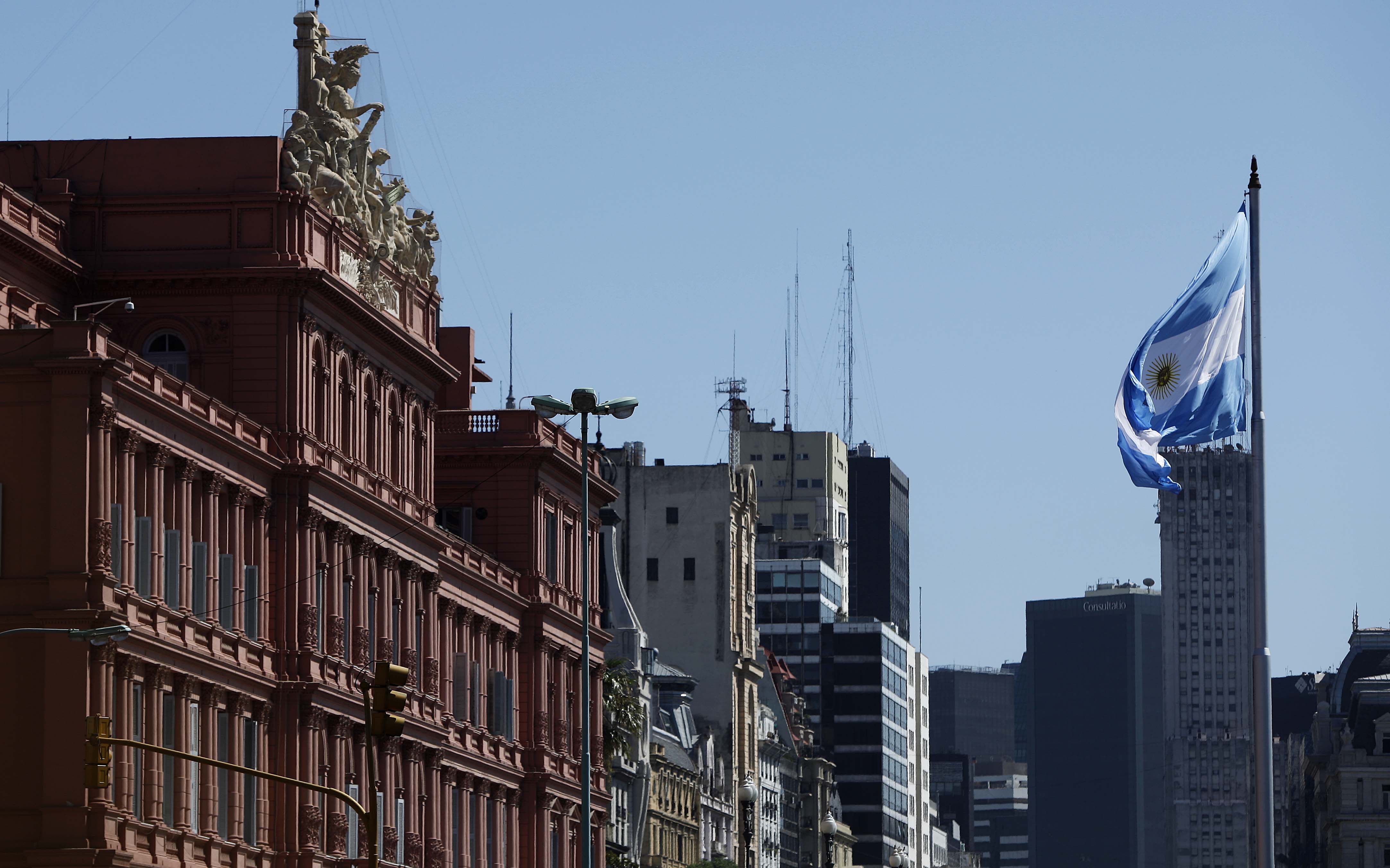 Casa Rosada, sede da presidência argentina: negociações com credores começam a dar resultado. | Jonathan Campos/Gazeta do Povo