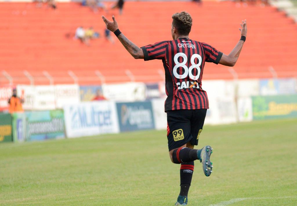 Crysan marcou o segundo gol do Atlético no empate por 2 a 2 com o Cascavel. | Marco Oliveira/Atlético Paranaense