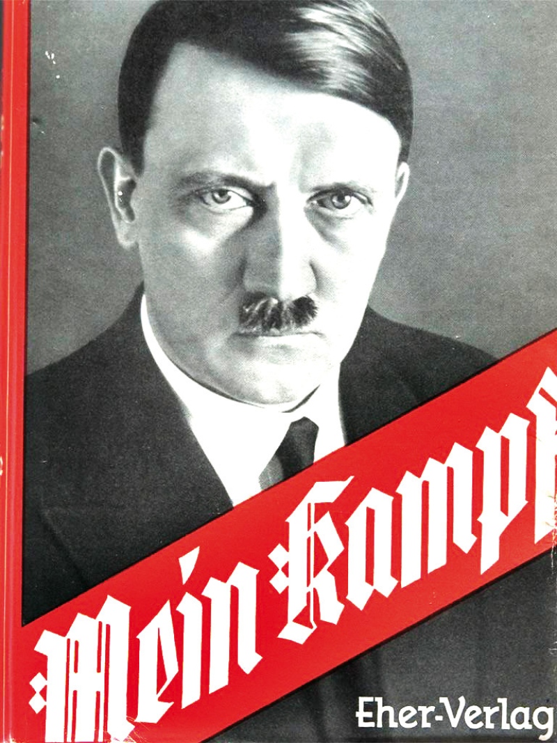 Edição alemã de “Minha Luta”, de Hitler | Reprodução/