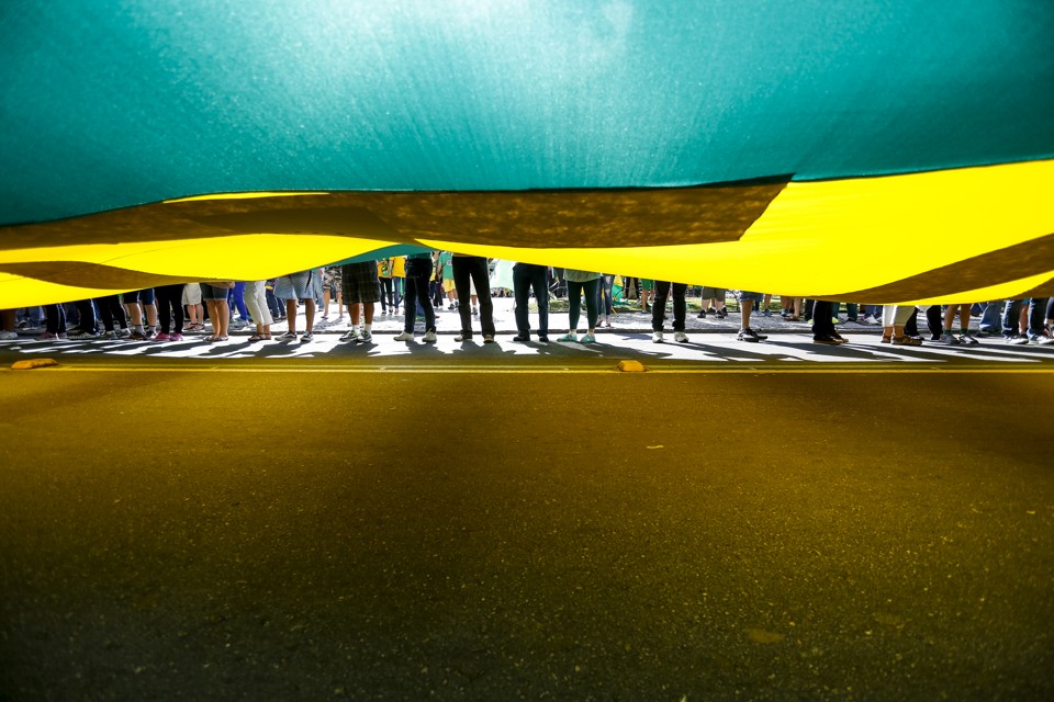 Manifestação pró-impeachment em Curitiba: Poder Judiciário está dividido sobre o tema. | Henry Milleo/Gazeta do Povo