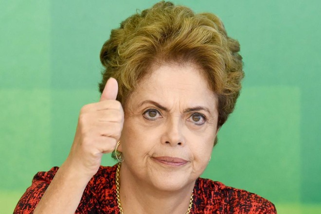 Dilma se reuniu com líderes aliados. | EVARISTO SA/AFP